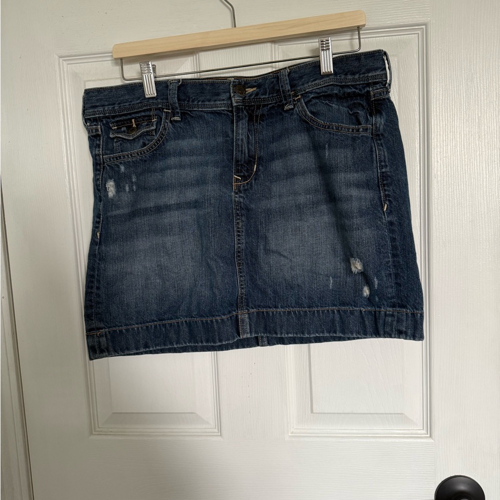 Denim Mini Skirt